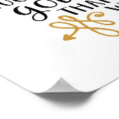 Don't look back you're not going that way poster (Hoek)