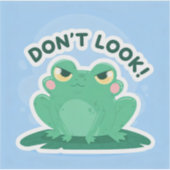 DON'T LOOK! STICKER (Voorkant)