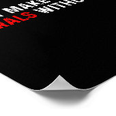 Dont Make Fun Of Liberals Without Me Funny (2 Side Poster (Hoek)