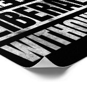 Don't Make Fun Of Liberals Without Me Poster (Hoek)