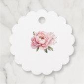 Don't Make Me Blush Favour Tag Bedankjes Labels (Achterkant)