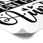 Don't Make Me Call My Auntie Funny Auntie  Poster (Hoek)