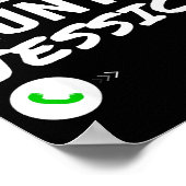 Don't Make Me Call My Auntie Jessica - Funny Grand Poster (Hoek)