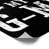 Don't Make Me Call My G-ma Grandma Funny Granhild  Poster (Hoek)