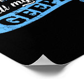 Dont Make Me Call My Geepa Grandpa Fun Grandkid Sa Poster (Hoek)