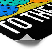 Dont Make Me Come To The Net Funny Ckleball _1  Poster (Hoek)