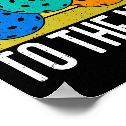 Dont Make Me Come To The Net Funny Ckleball  Poster (Hoek)