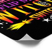 Don't Make Me Flip My Witch Switch Halloween  Poster (Hoek)