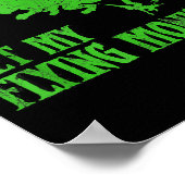 Dont Make Me Get Flying Monkeys Wizard Of Oz Wit  Poster (Hoek)