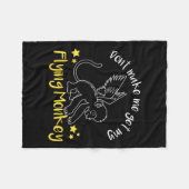 Don't Make Me Get My Flying Monkeys Fleece Deken (Voorkant (Horizontaal))