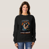 Don't Make Me Get My Flying Monkeys Halloween Cost Trui (Voorkant volledig)