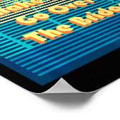 Dont Make Me Go Over The Bridge Island Barrier Is  Poster (Hoek)