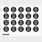 Don't Make Me Laugh I Fart Easily, Laugh Fart  Ronde Sticker (Vel)