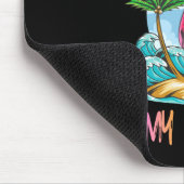 Dont Make Me Put My Foot Down Flamingo Summer Funn Muismat (Hoek)