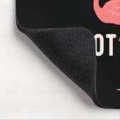 Don't Make Me Put My Foot Down Funny Flamingo Muismat (Hoek)