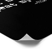 Don't Make Me Repeat Myself Funny History Teacher  Poster (Hoek)