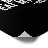 Don't Make Me Repeat Myself History Shirt Black Hi Poster (Hoek)