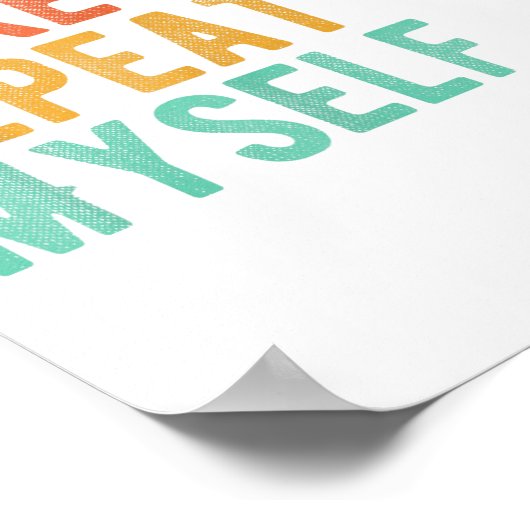 Don't Make Me Repeat Myself History Teacher Histor Poster (Hoek)