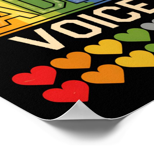 Dont Make Me Use Daddy Voice Gay Rainbow Pride  Poster (Hoek)