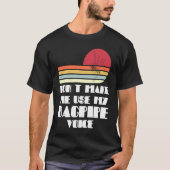 don't make me use my bagpipe voice bagpipes t-shirt (Voorkant)