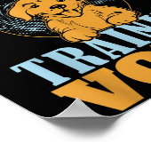 Don't Make Me Use My Dog Training Voice Gift Quote Poster (Hoek)