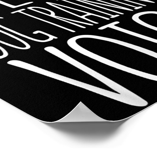 Don't Make Me Use My Dog Training Voice Shirt Dog Poster (Hoek)