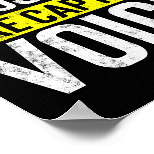 Don't Make Me Use My Firefighter Fire Captain Chie Poster (Hoek)