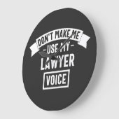 Don't make me use my lawyer voice grote klok (Hoek)