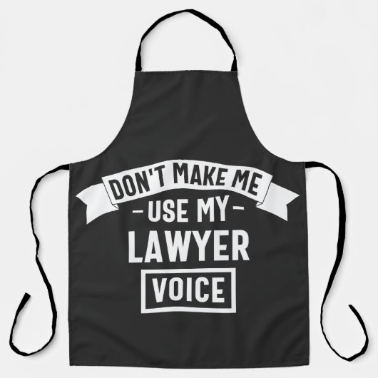 Don't make me use my lawyer voice schort (Voorkant)