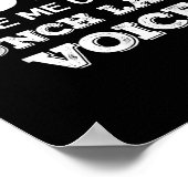 Dont Make Me Use My Lunch Lady Voice Funny Mothers Poster (Hoek)