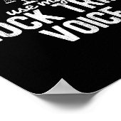 Don't Make Me Use My Mock Trial Voice Lawyer Poster (Hoek)