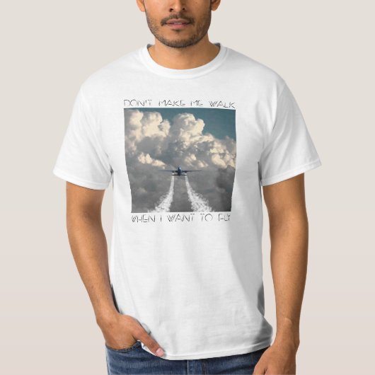 Don't make me walk men 1 t-shirt (Voorkant)