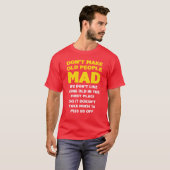 DONT MAKE OLD PEOPLE MAD girl T-shirt (Voorkant volledig)