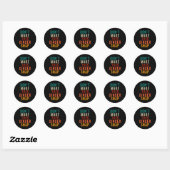 Don't Make This Ginger Snap Funny Readhead Ronde Sticker (Vel)