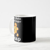 Don't Make This Ginger Snap Redhead Gift Christmas Koffiemok (Voorkant links)