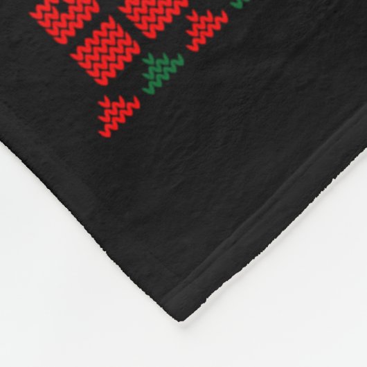 Don't Make This Ginger Snap Redhead Ugly Christmas Fleece Deken (Hoek)