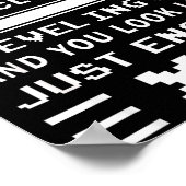 Don't Me Off I'm Close To Leveling Up Funny Gamer  Poster (Hoek)