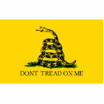 Dont me op me af - Gadsden vlag Staand Fotobeeldje<br><div class="desc">De politieke markt "Ted Cruz" is open. Kom binnen en maak je thuis. Vertel je vrienden over ons en stuur ze onze link naar http://www.zazzle.com/TedCruz?rf=238549869542096443*</div>