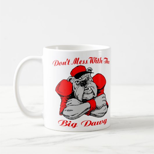 Dont Mess Big Dog Koffiemok (Links)