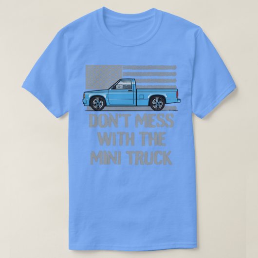 Dont Mess Blue1 T-shirt (Design voorkant)