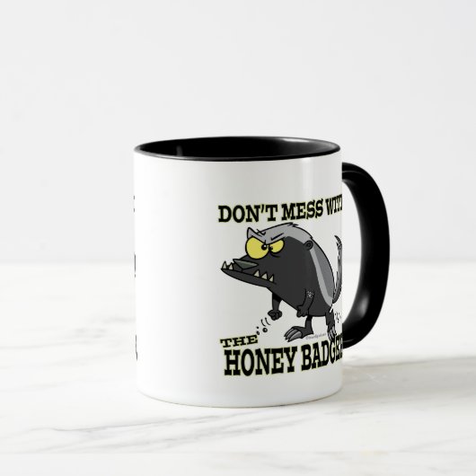 DONT MESS MET DE HONTBADGER MOK (Voorkant rechts)