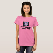 Dont Mess met een Hockey mama. T-shirt (Voorkant volledig)