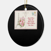 Dont Mess Met Mail Lady Carrier Mailwoman Post Keramisch Ornament (Links)