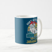 Dont Mess With DaddySAURUS Youll Get Jurasskicked Koffiemok (Voorkant rechts)