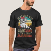 Don't Mess With Grammysaurus You'll Get Jurasskick T-shirt (Voorkant)
