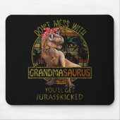 Don't Mess With Grandmasaurus You'll Get Jurkicked Muismat (Voorkant)