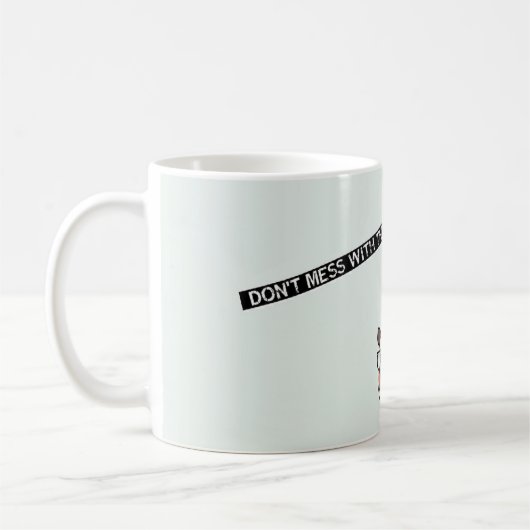 Don't mess with he pig koffiemok (Links)