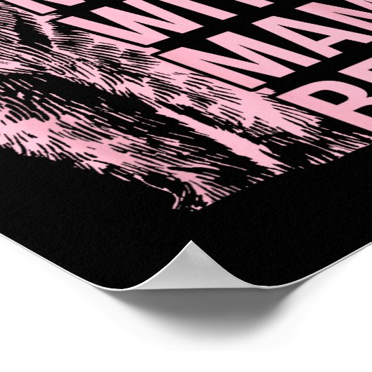 Don't Mess With Mama Bear  Poster (Hoek)