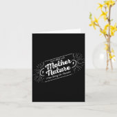 Don't Mess With Mother Nature  Kaart (Gele Bloem)