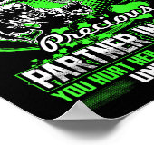 Don't Mess With My Friend  Poster (Hoek)